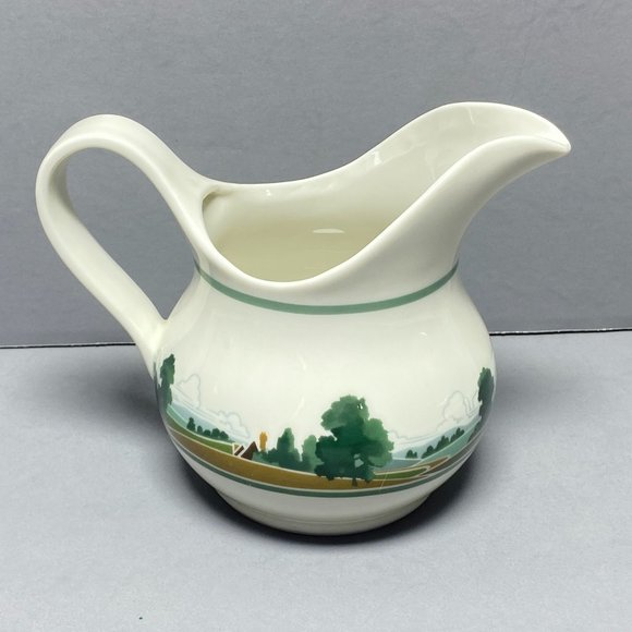 Estee Lauder Creamer Pitcher Aliage Country Winter Porcelain Collection Japan - Picture 5 of 14